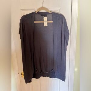 Banana Republic Women's Navy Open Front Cardigan